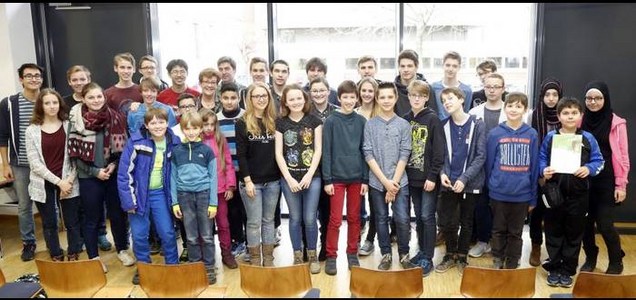 Informiert über Informatik: Schüler des Mainzer Schlossgymnasiums gewinnen Preise beim Biber-Wettbewerb