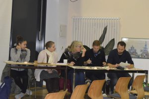 Die Jury beim Vorlesewettbewerb 2016