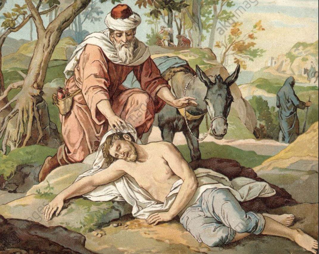 Moderne „Barmherzige Samariter“ aus dem Grundkurs 12