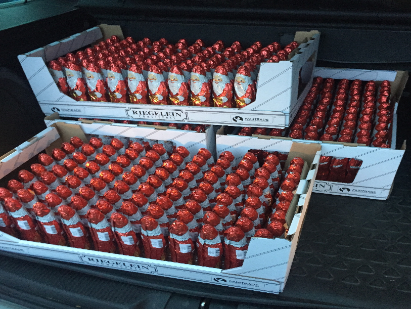 Nikolausaktion am Schloss