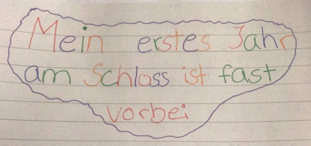 5.Klassen 2018: Wie ist es, am Schloss zu sein?