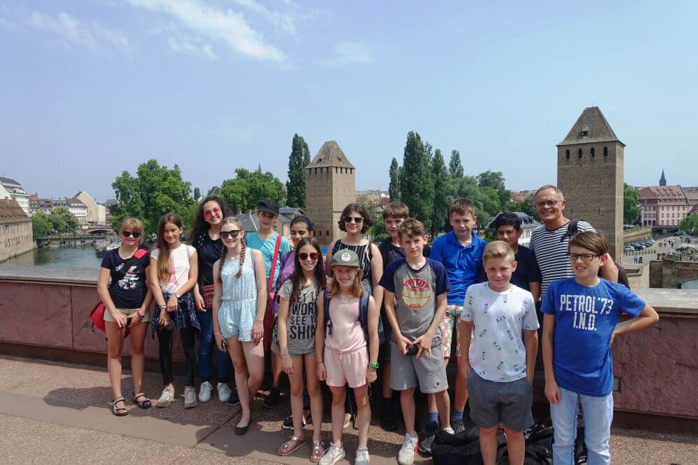 Ein Tag in StraßburgSechstklässler erproben ihre Sprachkenntnisse