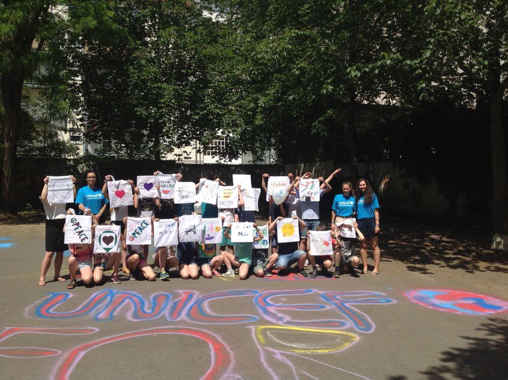 Spray4Peace-Aktion der Klasse 6d