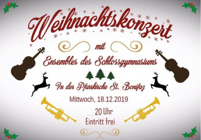 18.12.19 Weihnachtskonzert des Schlossgymnasiums