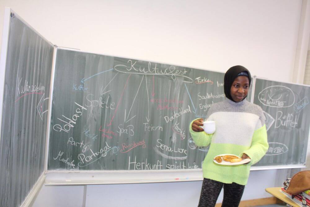 Interkulturelle Klassenfeier der 5a