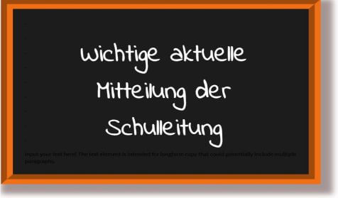 Unterricht findet statt. Aber: Sicherheit geht vor!