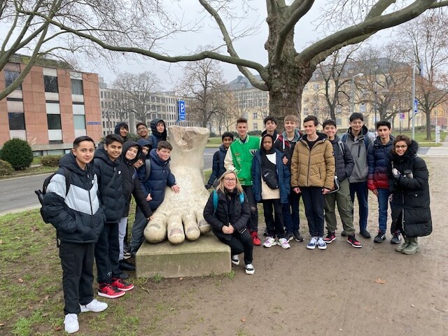 Austauschschüler aus Watford am Schloss