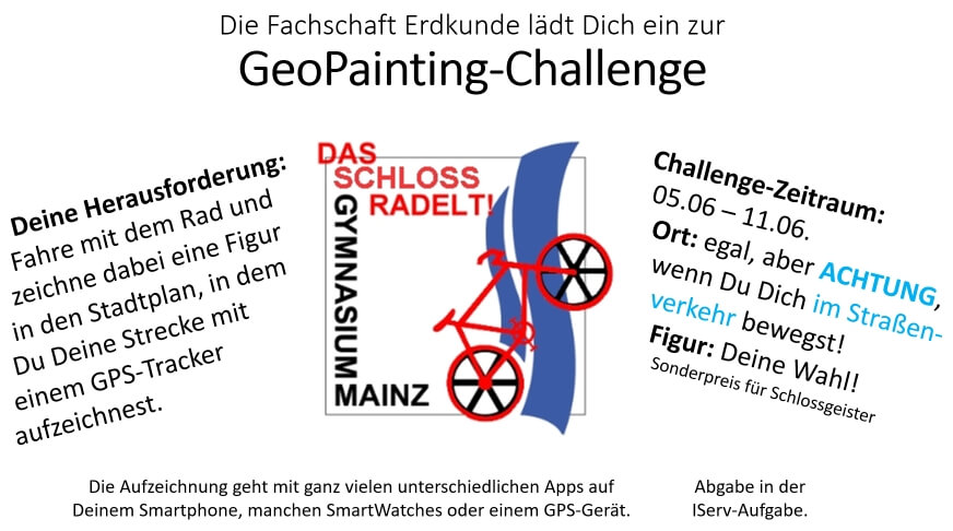 GeoPainting-Challenge in der letzten Ferienwoche