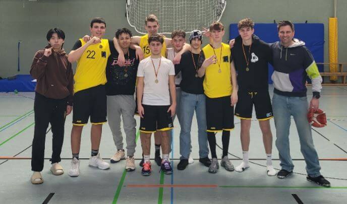 2,6 s vor dem Schlusspfiff platzt der Traum vom Landessieg für das WKII-Basketball-Team